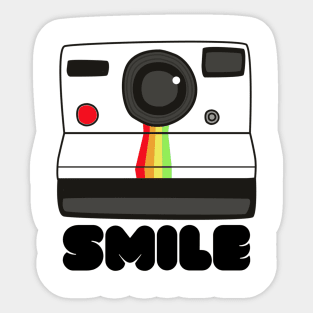 Instant Camera Smiles for the 70s and 80s Sticker